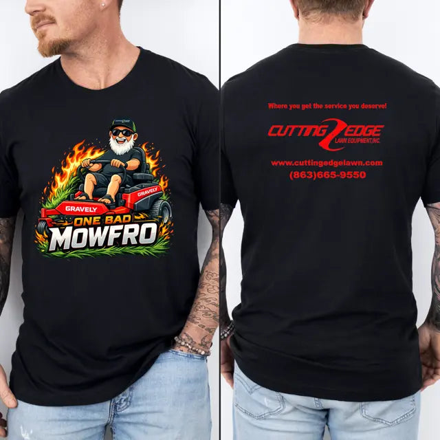 Cutting Edge Legends Series T-Shirt - GRAVELY – “One Bad MowFro”